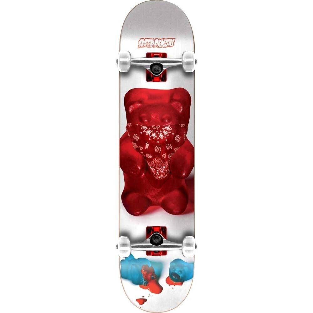 Speed Demons Thuggy Bear Complete Skateboard 8'' - Multi