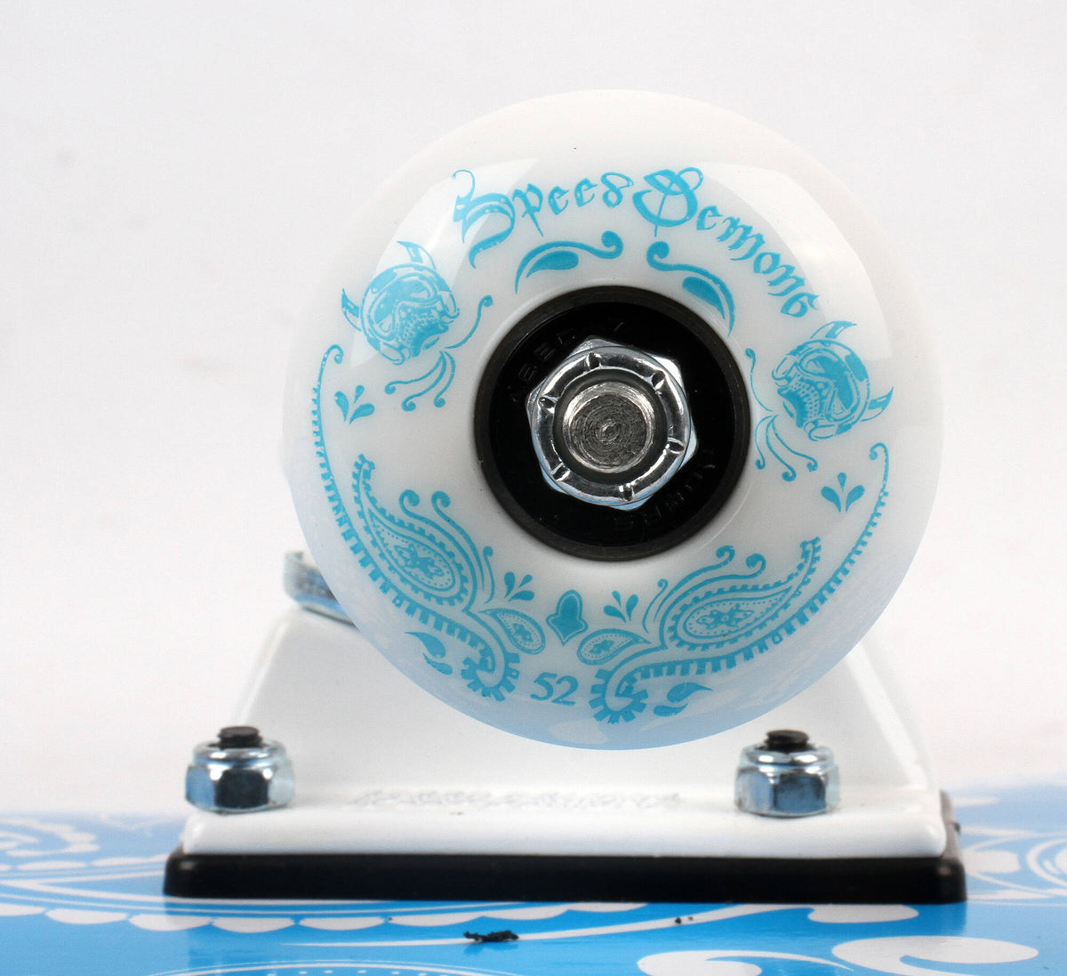 Speed Demons Bandana Complete Skateboard - Blue/White 7.75''