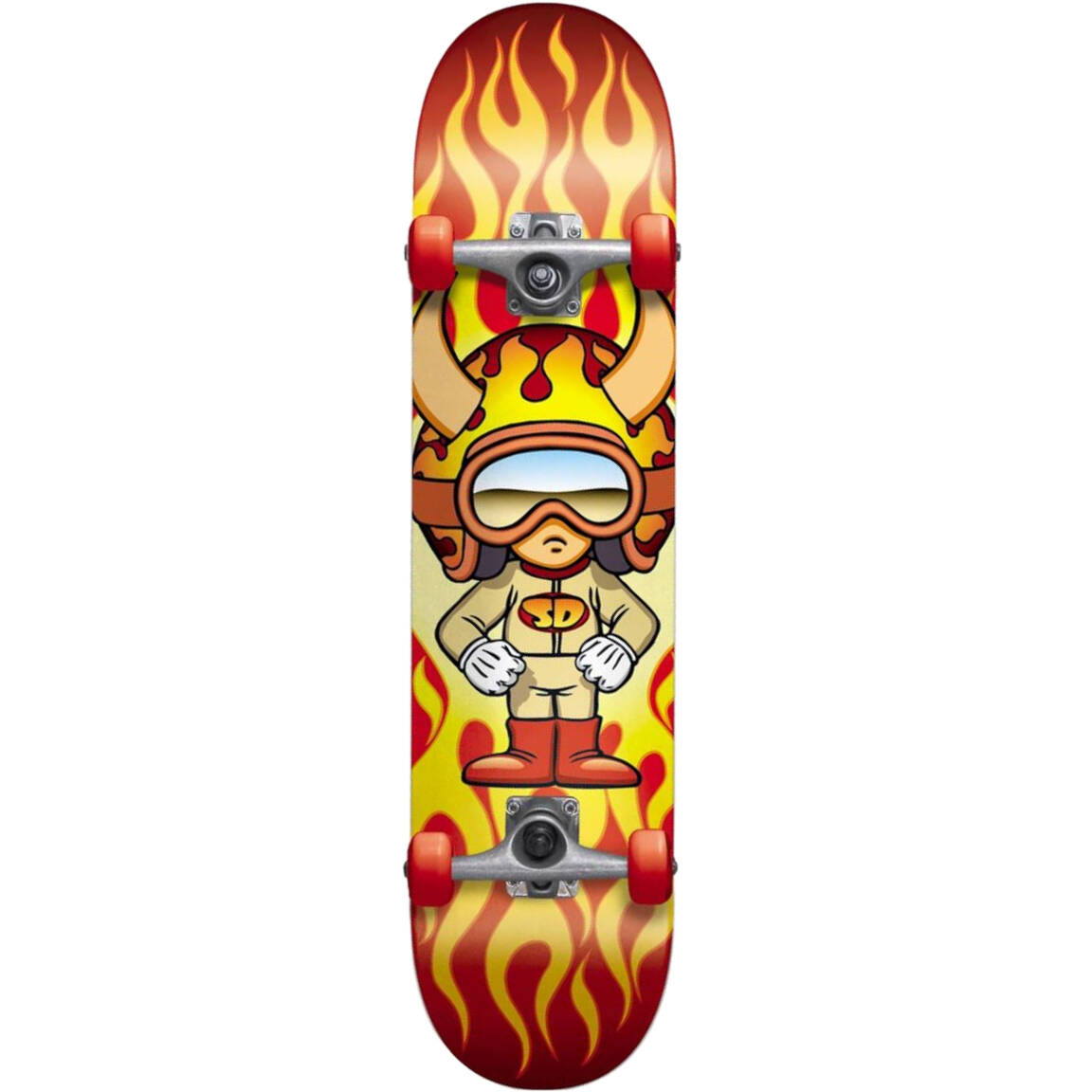 Speed Demons Hot Shot Complete Skateboard - Multi 8''