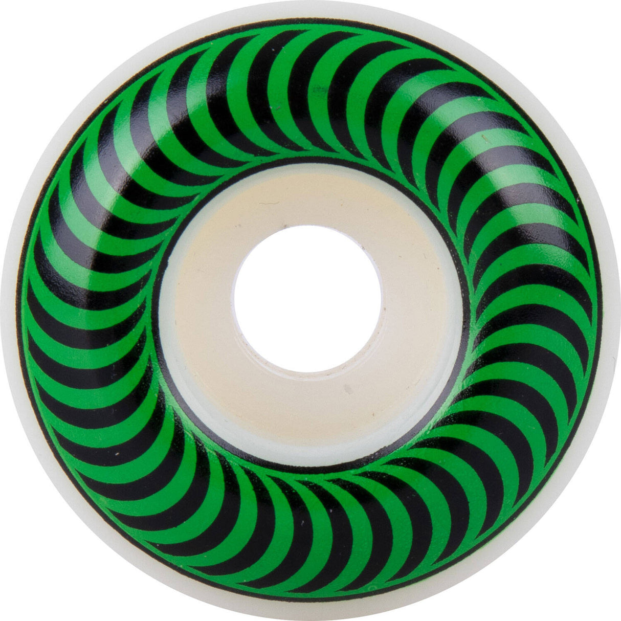 Spitfire Classic 99D Skateboard Wheels - White/Green 52mm