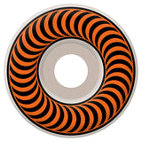 Spitfire Classic Skateboard Wheels - White/Orange 53mm