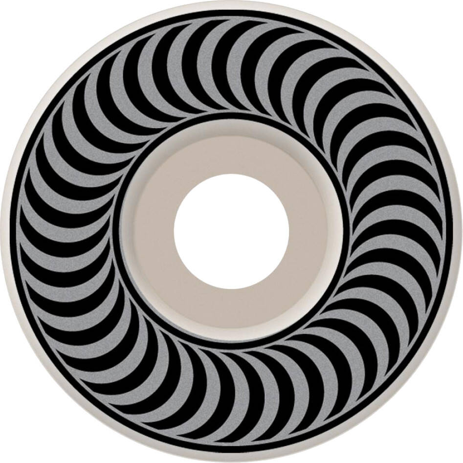 Spitfire Classic Skateboard Wheels - White/Grey 54mm