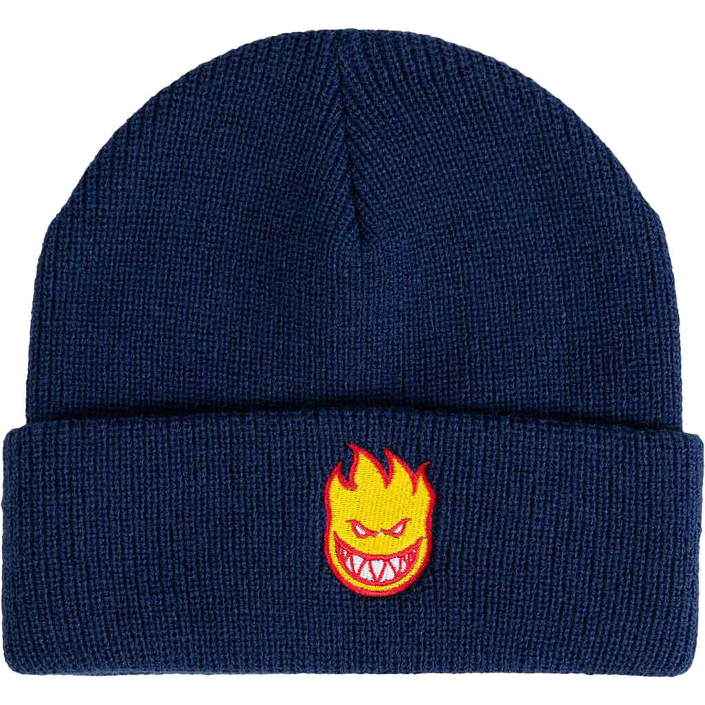 Spitfire Bighead Fill Cuff Beanie - Navy/Red/Gold