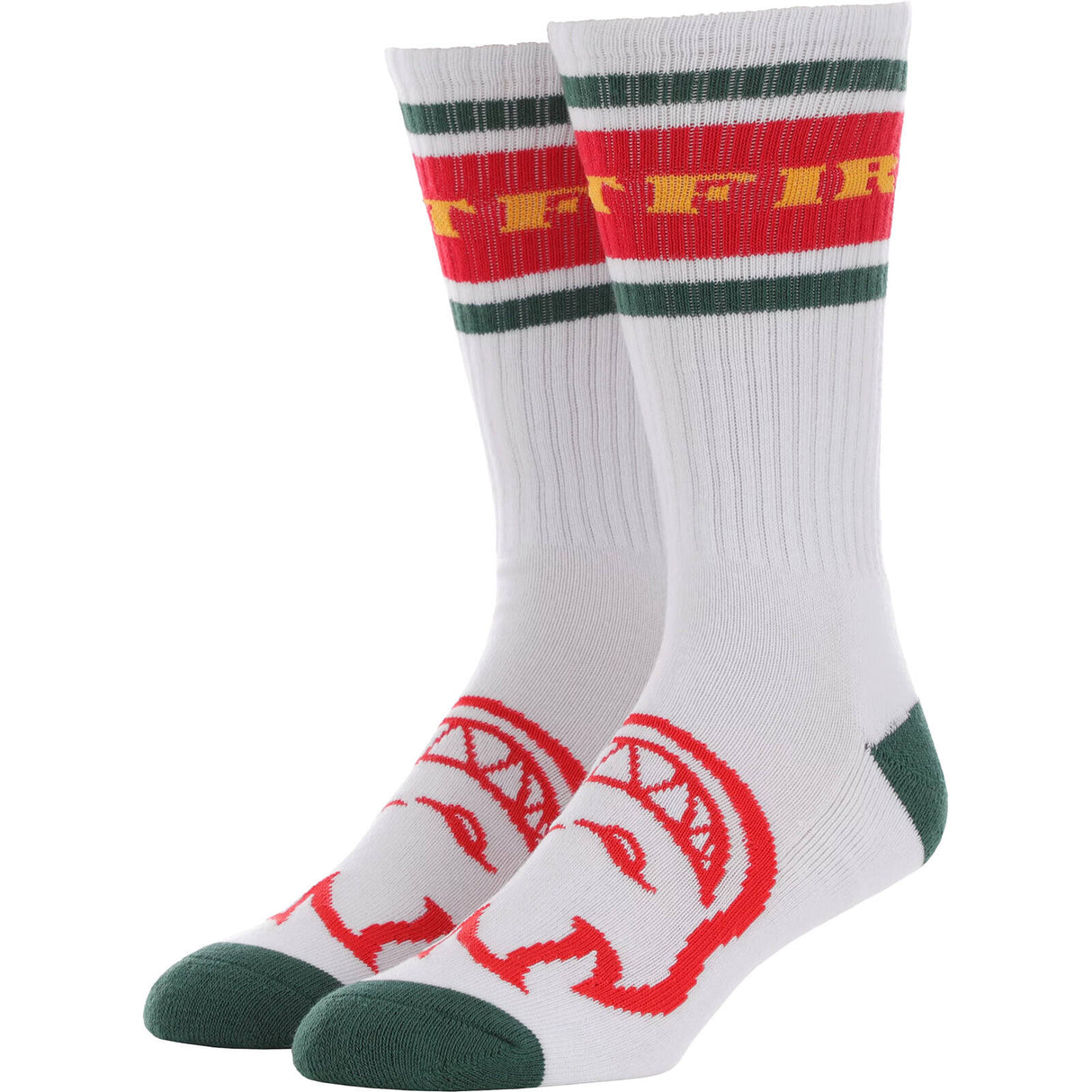 Spitfire Classic '87 Bighead Socks - White/Red/Green/Gold