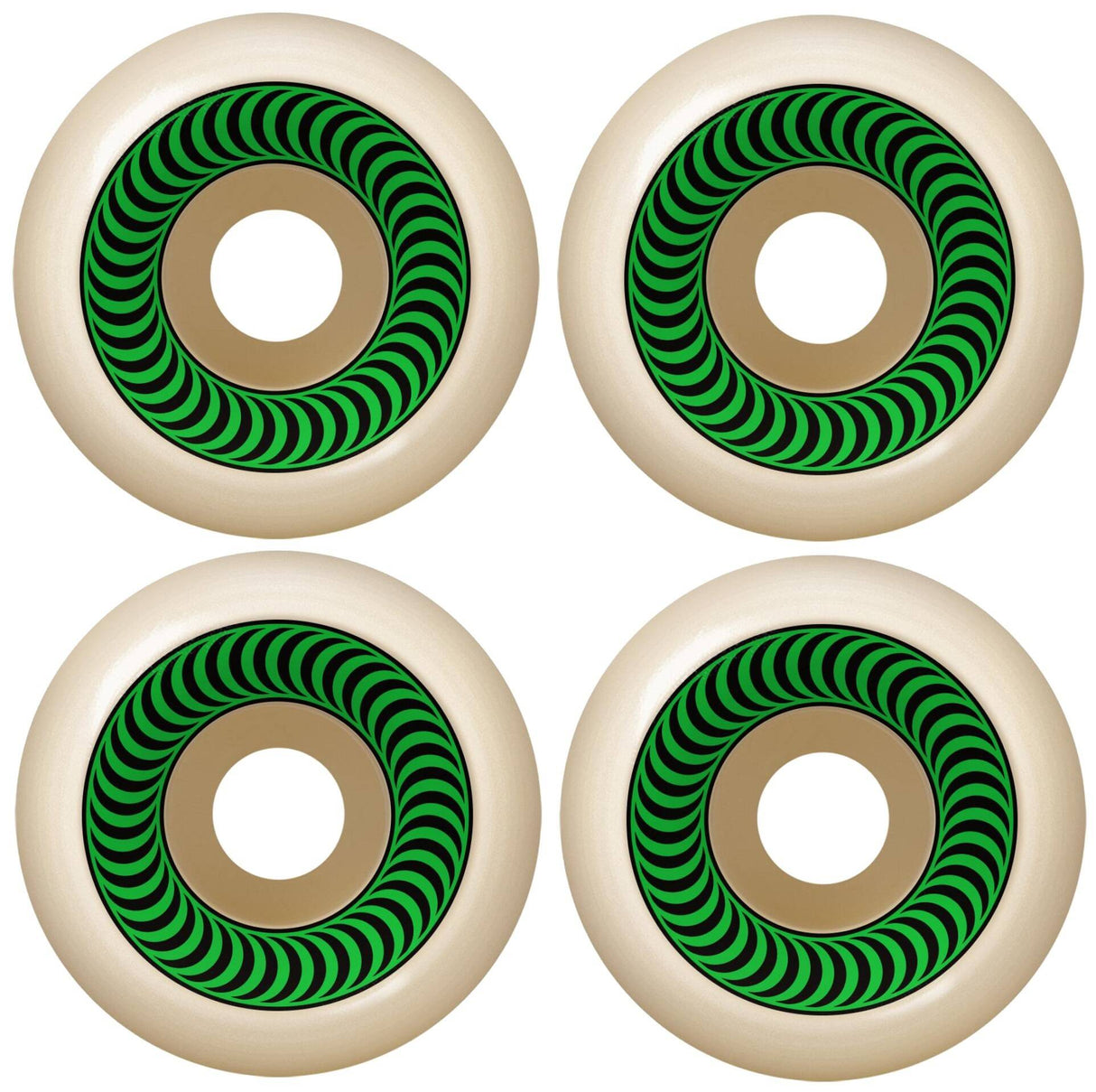 Spitfire OG Classic 99a Skateboard Wheels - Green 52mm (Pack of 4)