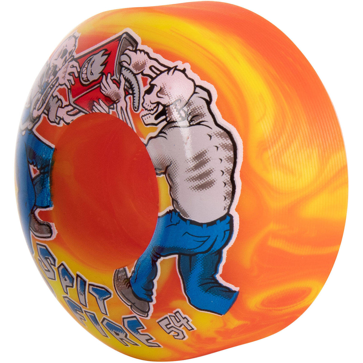 Spitfire Firefight Classics 99 Skateboard Wheels - Yellow/Orange 54mm