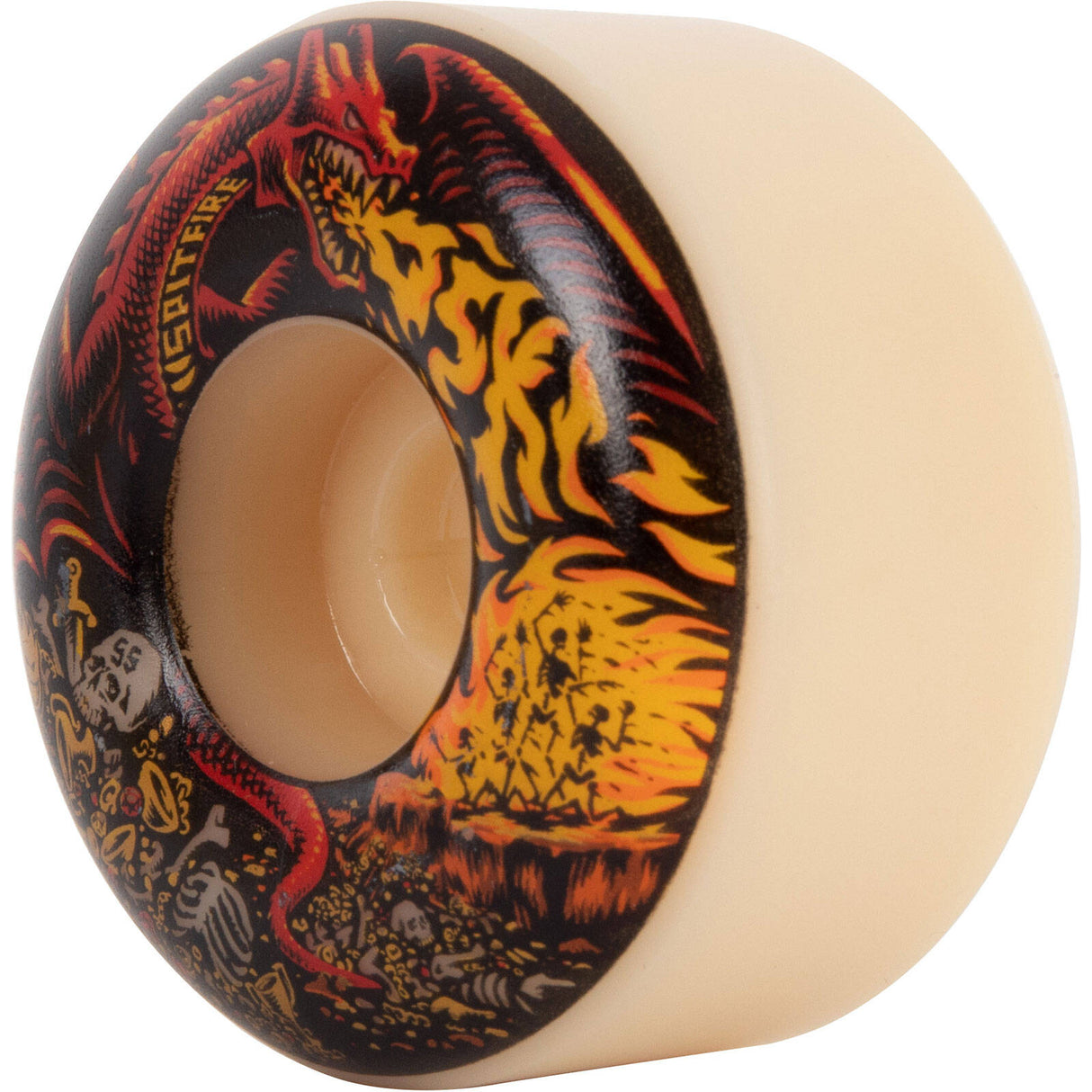 Spitfire Formula Four Oski Scorched Radial 99 Skateboard Wheels - White 55mm