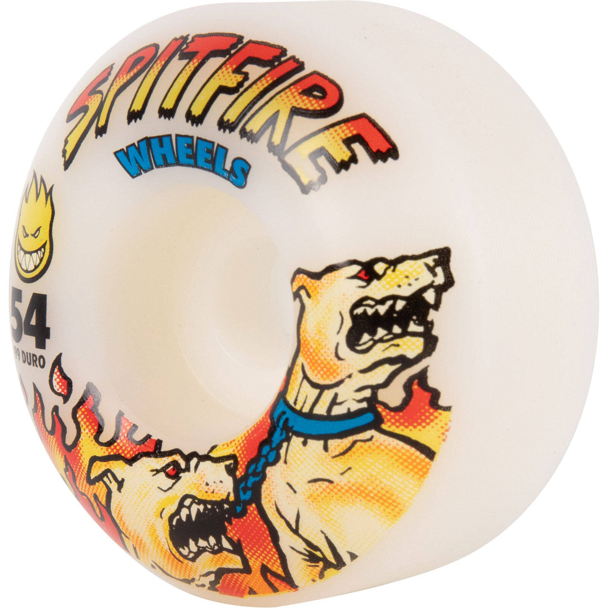 Spitfire Hell Hound Classic 99 Skateboard Wheels - White 54mm
