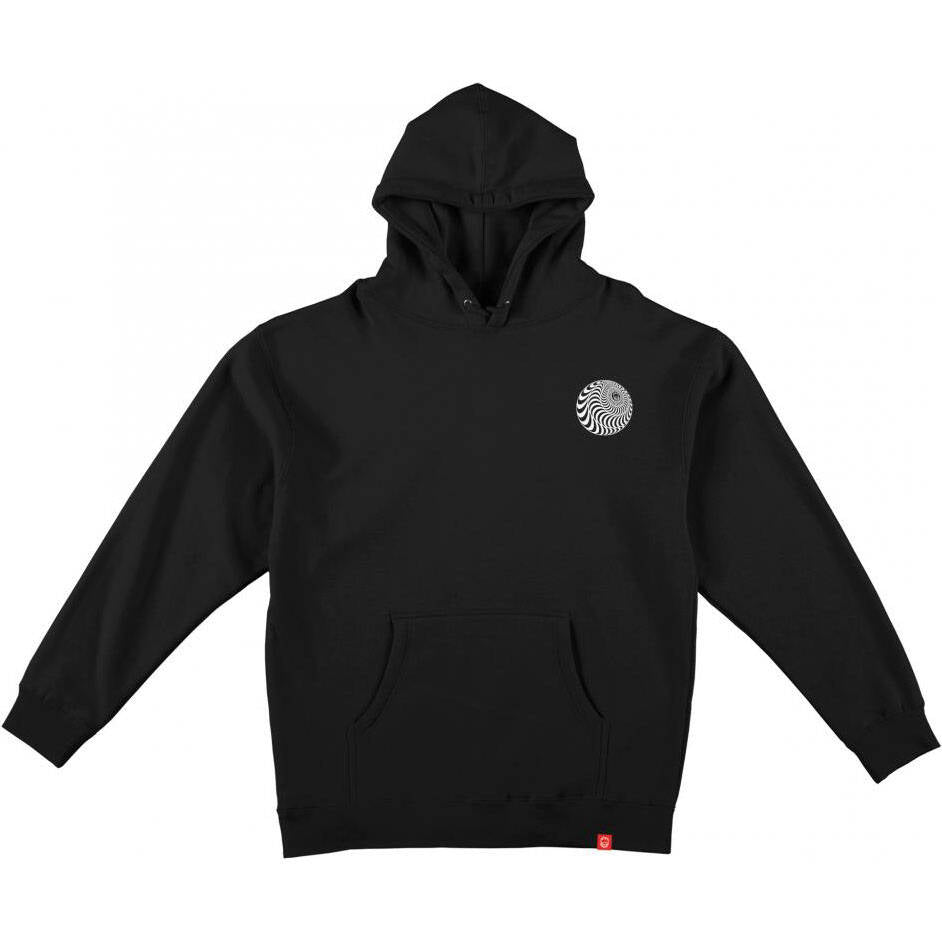 Spitfire Skewed Classic Hoodie - Black/White/Red