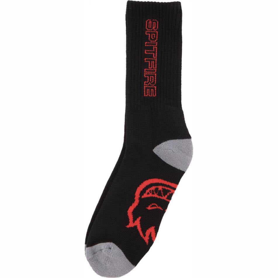 Spitfire Classic 87' 3-Pack Socks - Black/Red/Grey