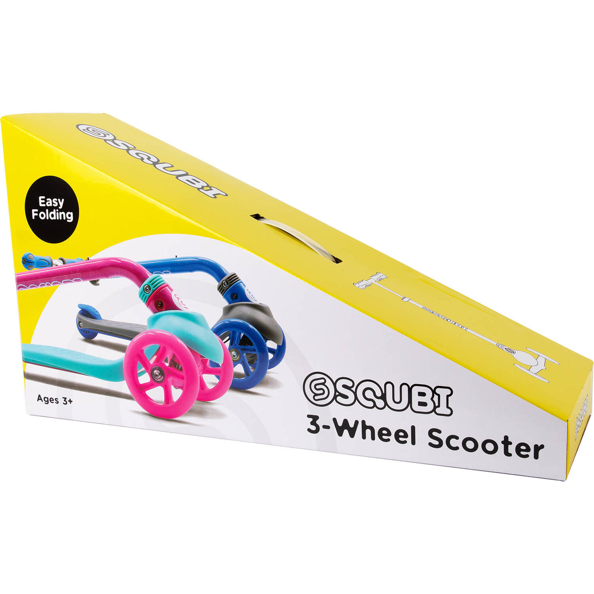 SQUBI Three Wheel Scooter - Pink