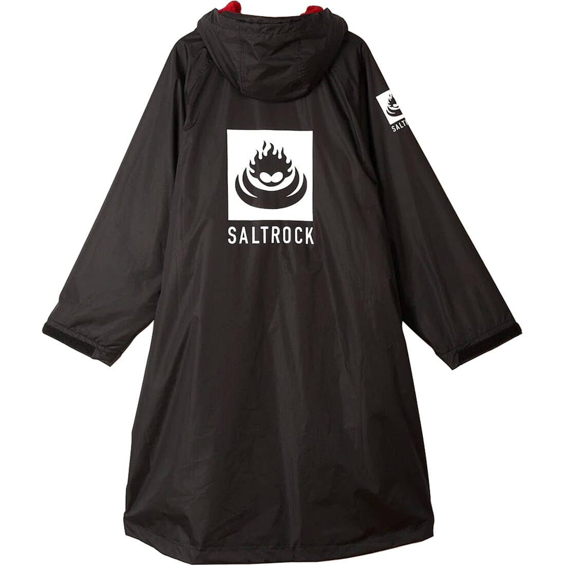 Saltrock Four Seasons Waterproof Changing Robe - Black/Red