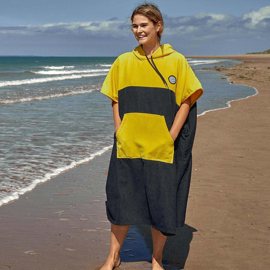 Saltrock Balance Microfibre Towel - Yellow/Navy