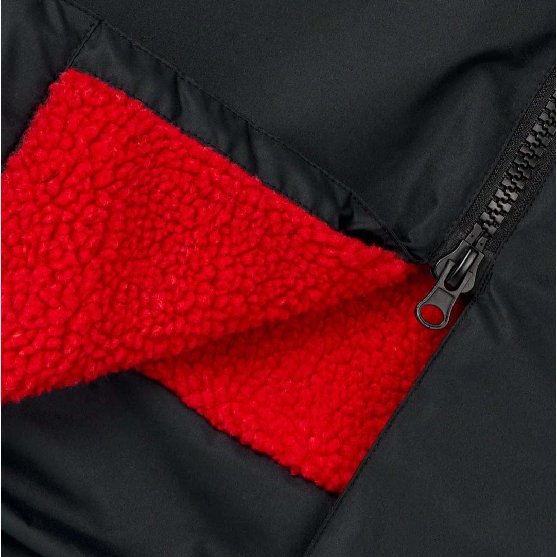 Saltrock Recycled Four Seasons Kids Waterproof Changing Robe - Black/Red
