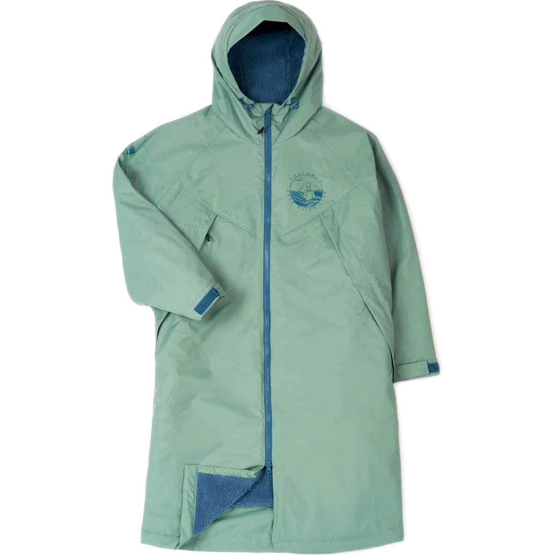 Saltrock Recycled Four Seasons Waterproof Changing Robe - Light Green
