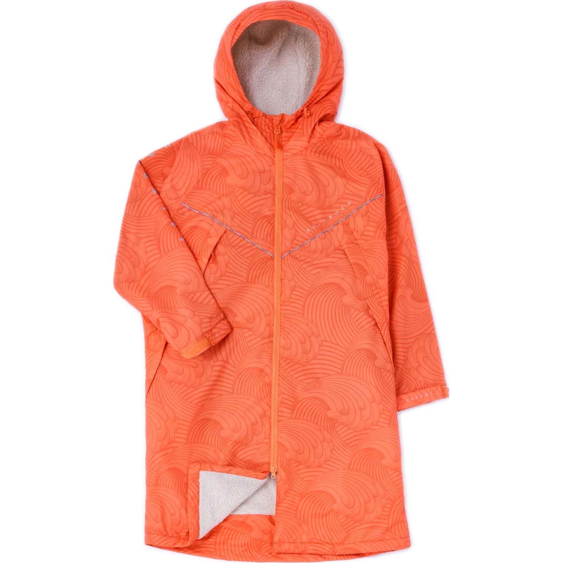 Saltrock Recycled Four Seasons Waterproof Changing Robe - Light Orange