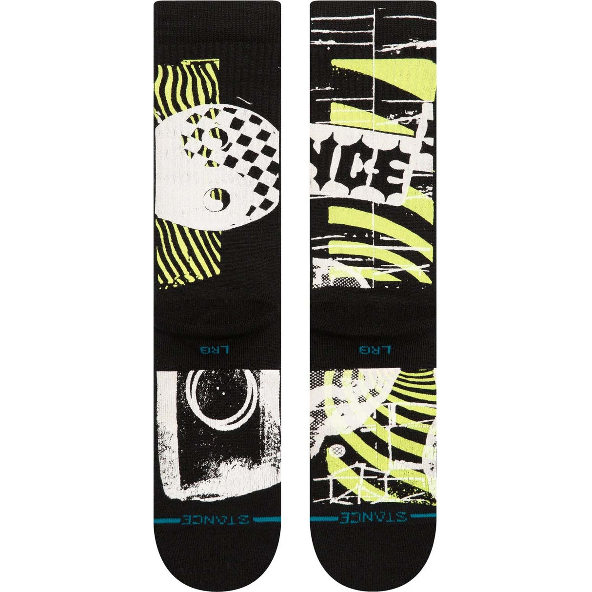 Stance Disorted Socks - Black
