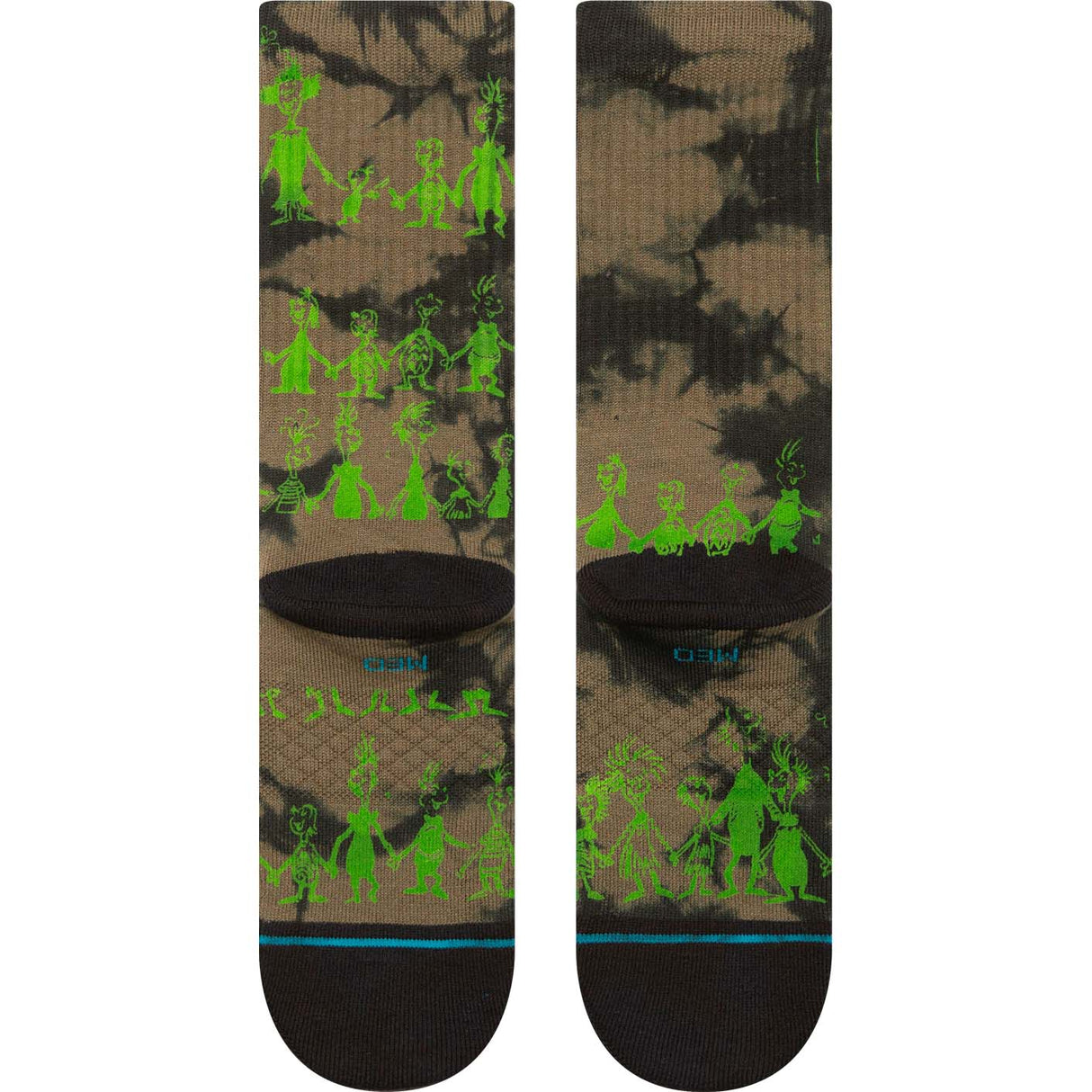Stance Down In Whoville Crew Socks - Black