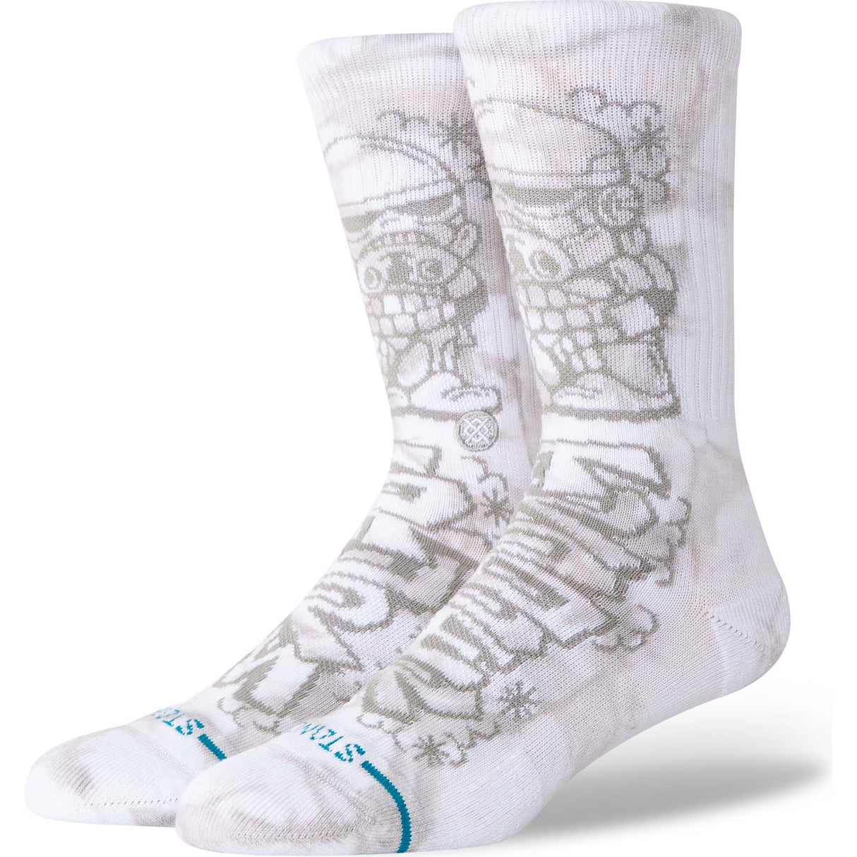 Stance DJ Trooper Crew Socks - White