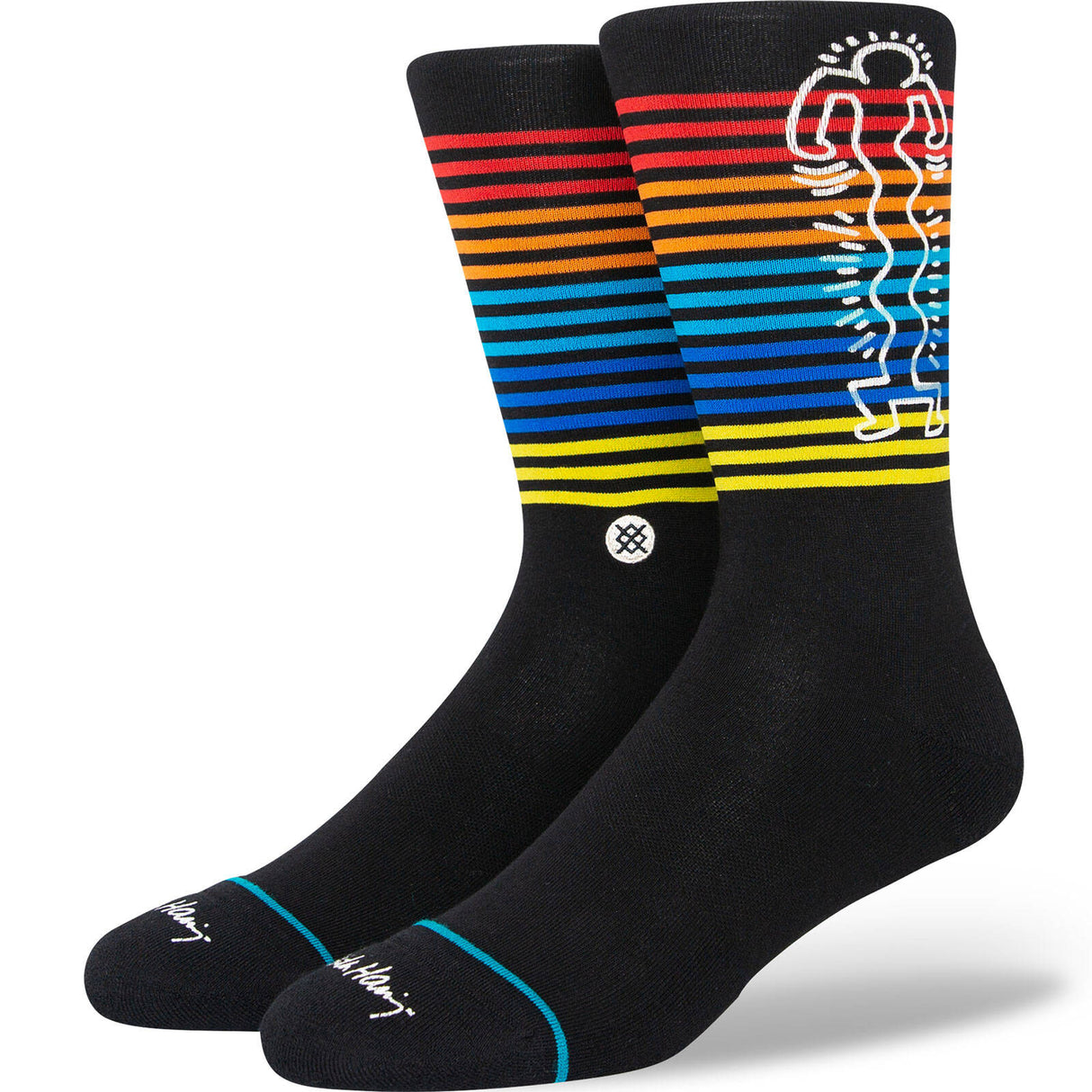 Stance X Keith Haring Wiggles Socks