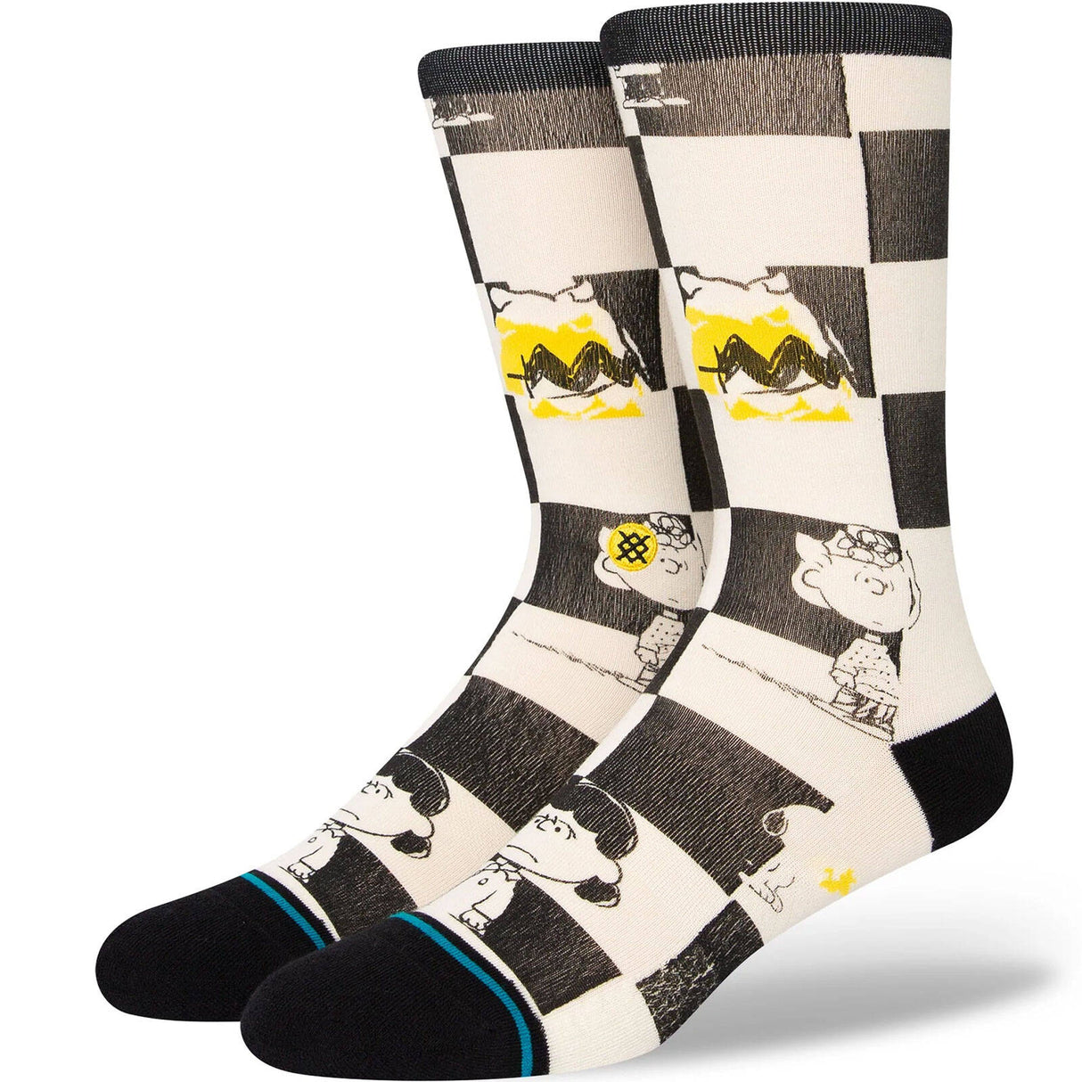 Stance X Peanuts Checked Socks