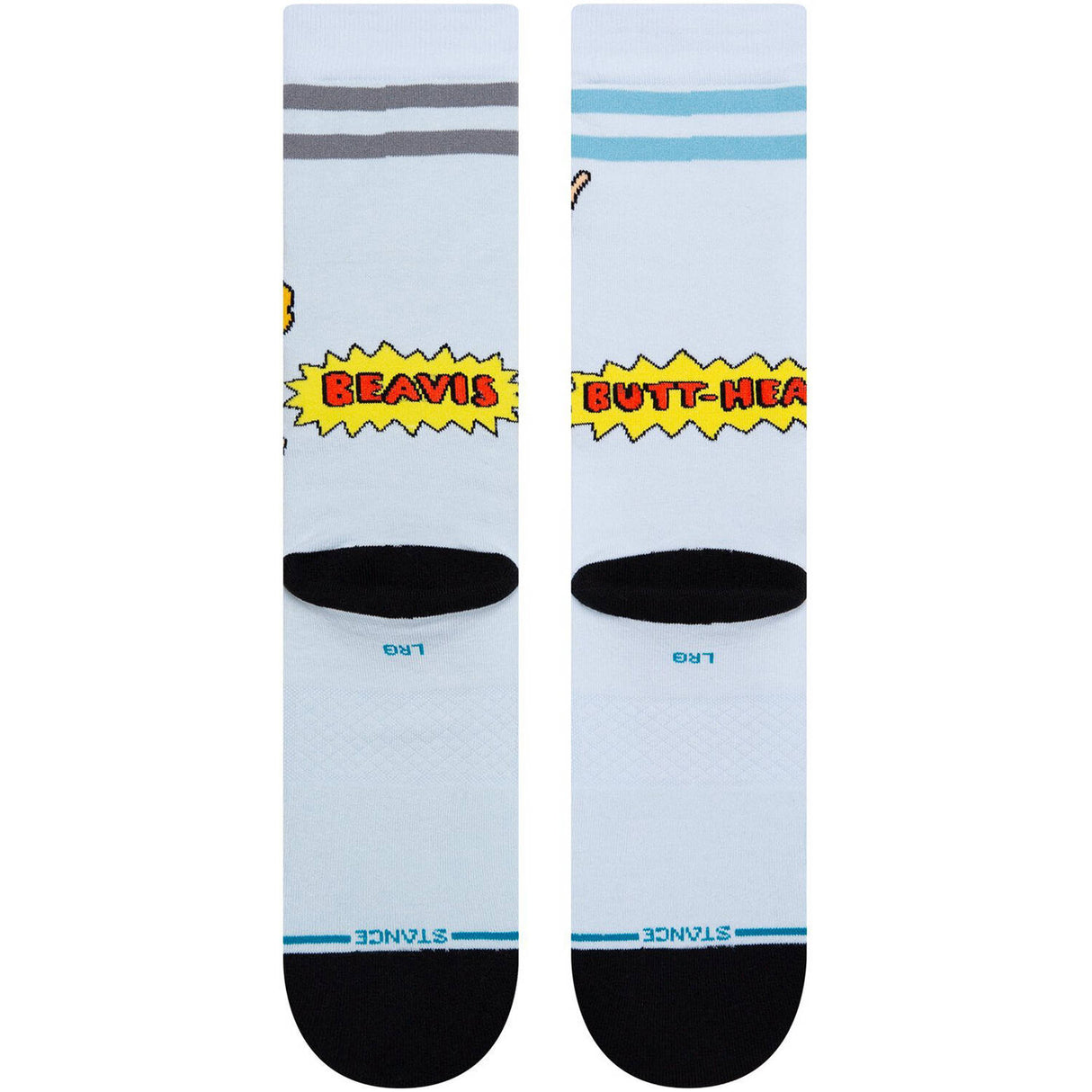 Stance x Beavis and Butt-Head Settle Down Socks - Light Blue