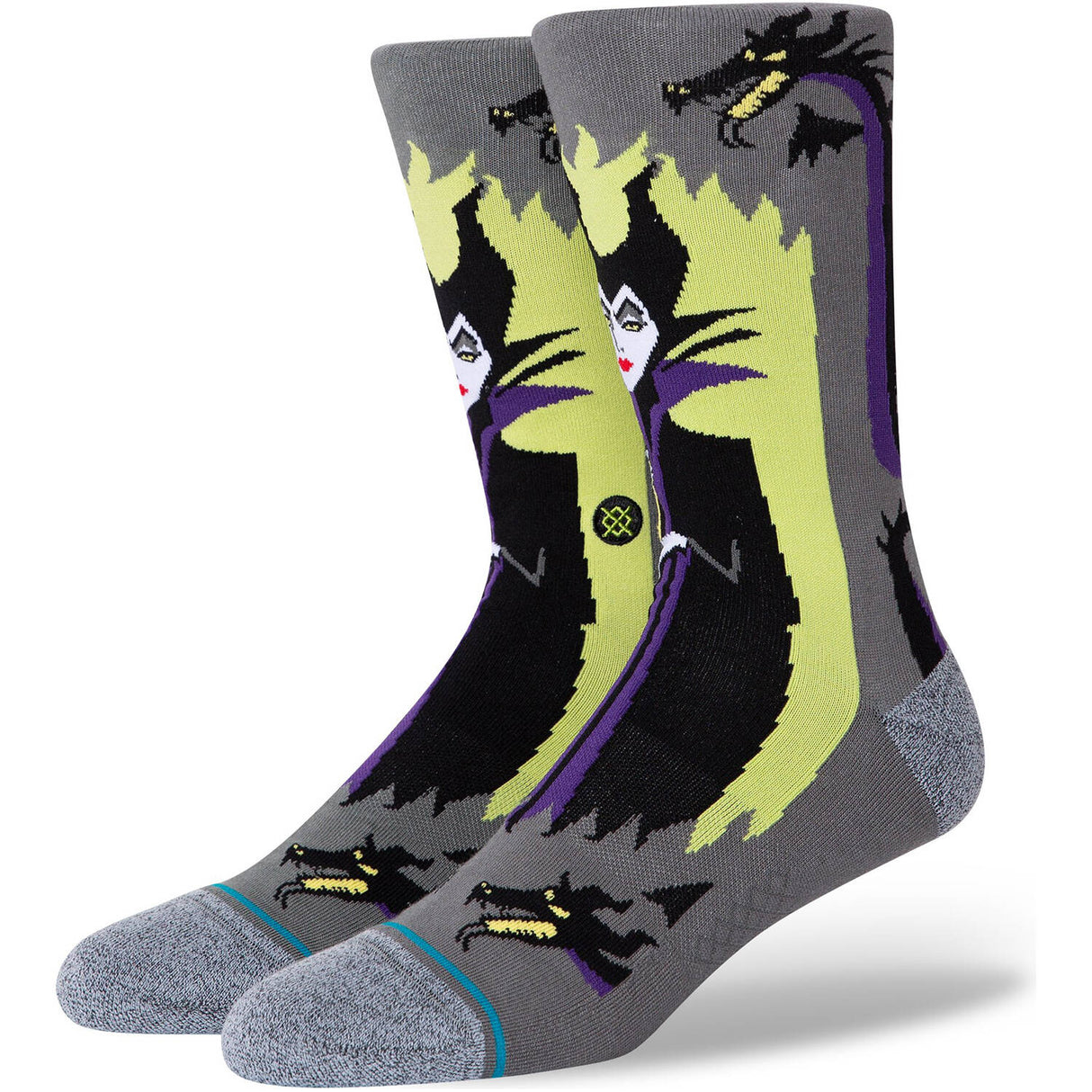 Stance x Disney Villians Maleficent Socks - Grey