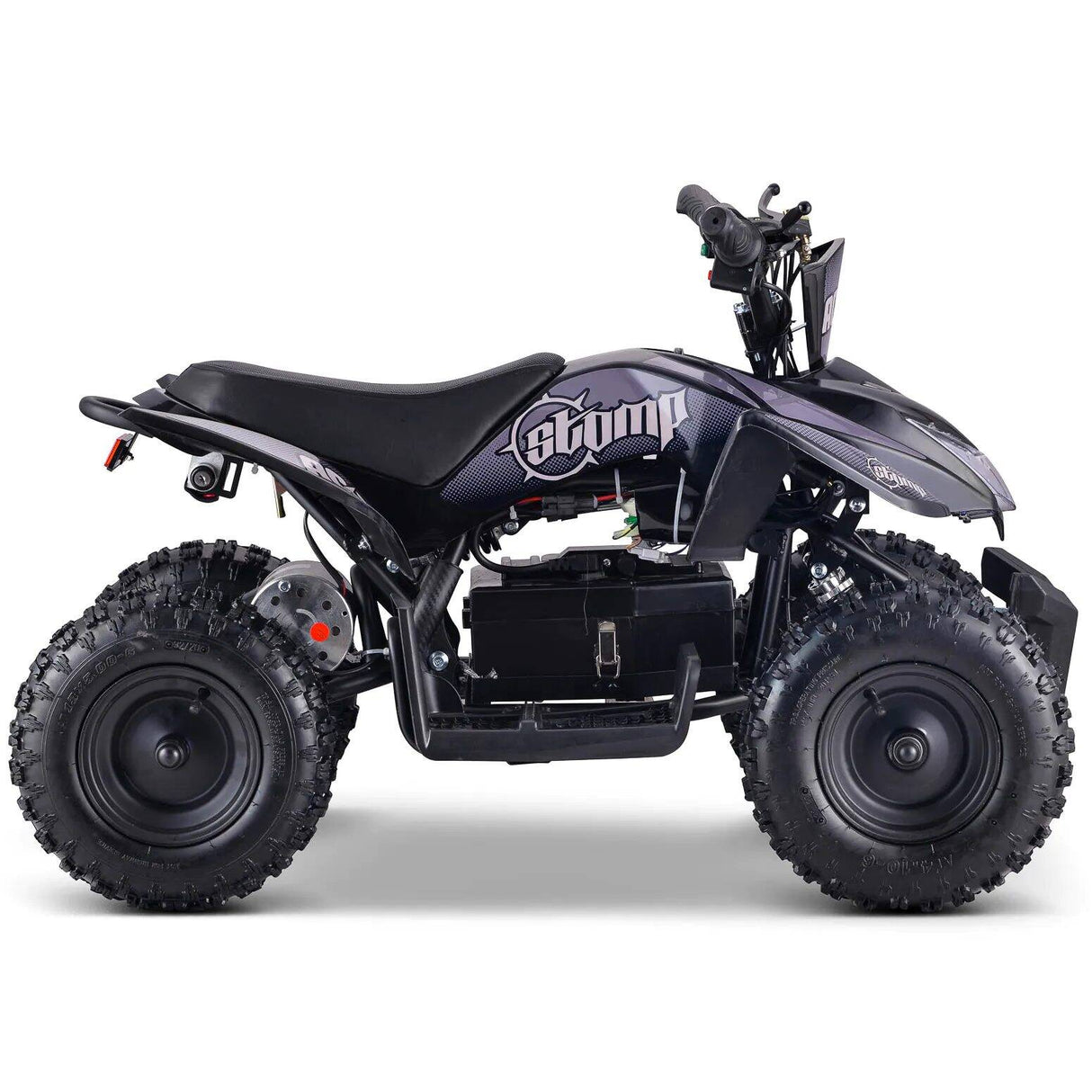 Stomp ACDC Electric ATV - Neon Black
