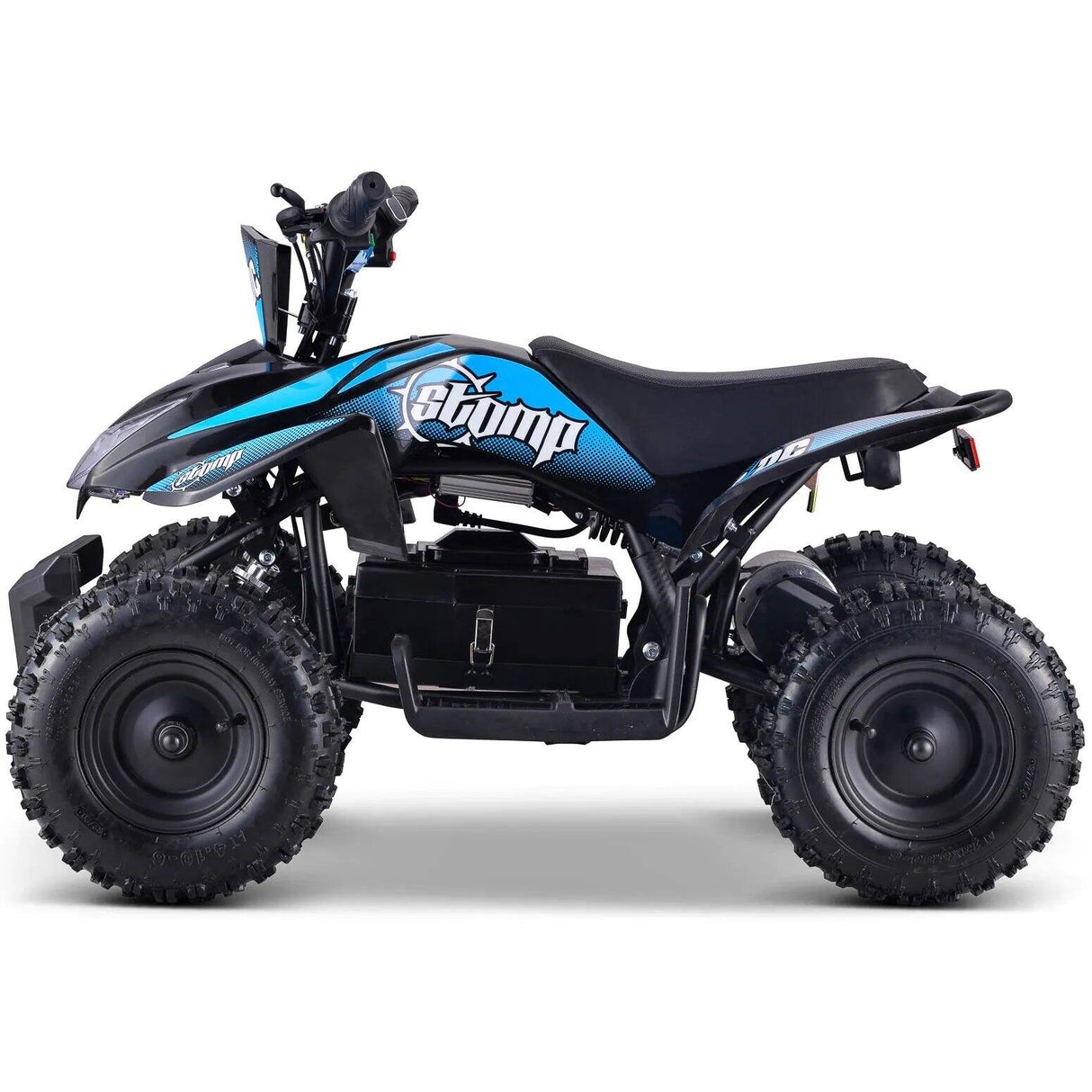 Stomp ACDC Electric ATV - Neon Blue