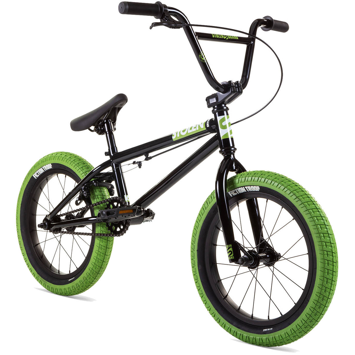 Stolen Agent 16'' 2021 Complete BMX - Black/Green