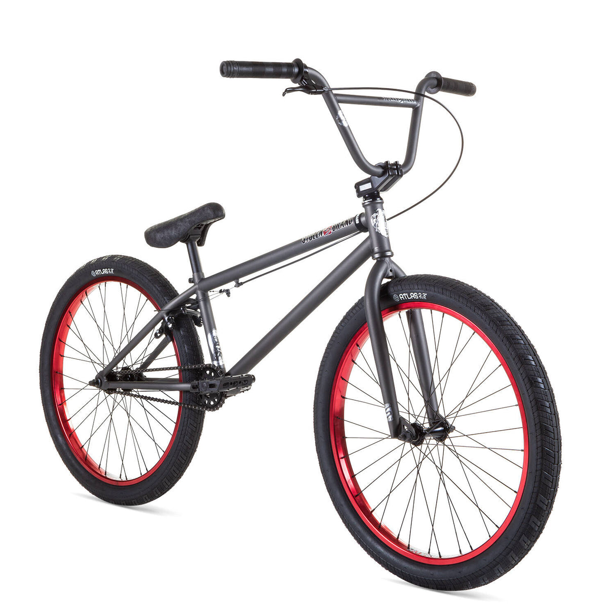 Stolen Saint 24'' 2021 Complete BMX - Grey/Red