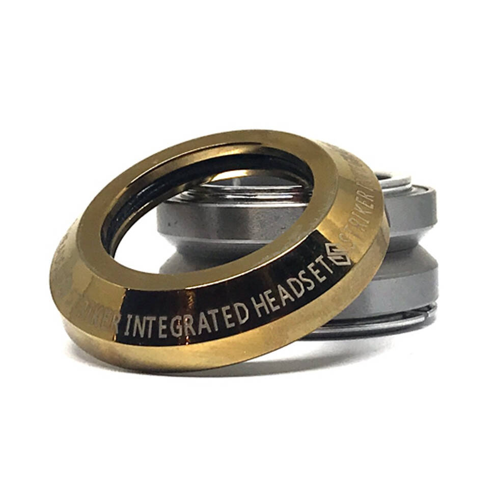 Striker Integrated Scooter Headset - Gold