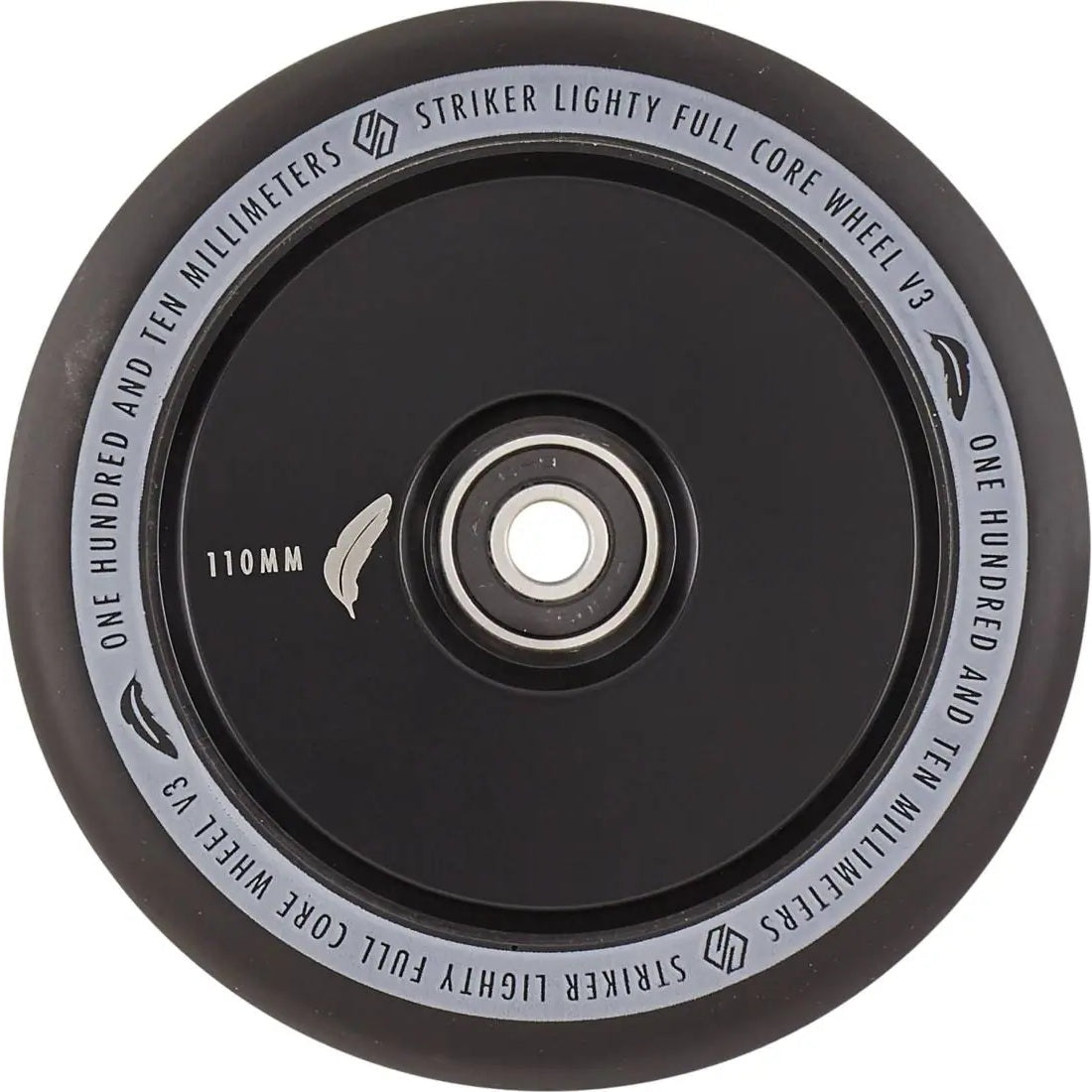 Striker Lighty Fullcore V3 110mm Scooter Wheel - Black