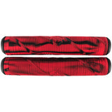 Striker Logo Scooter Grips - Black/Red