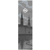 Striker Stunt Scooter Grip Tape - City Skyline Mono 22" x 6.5"
