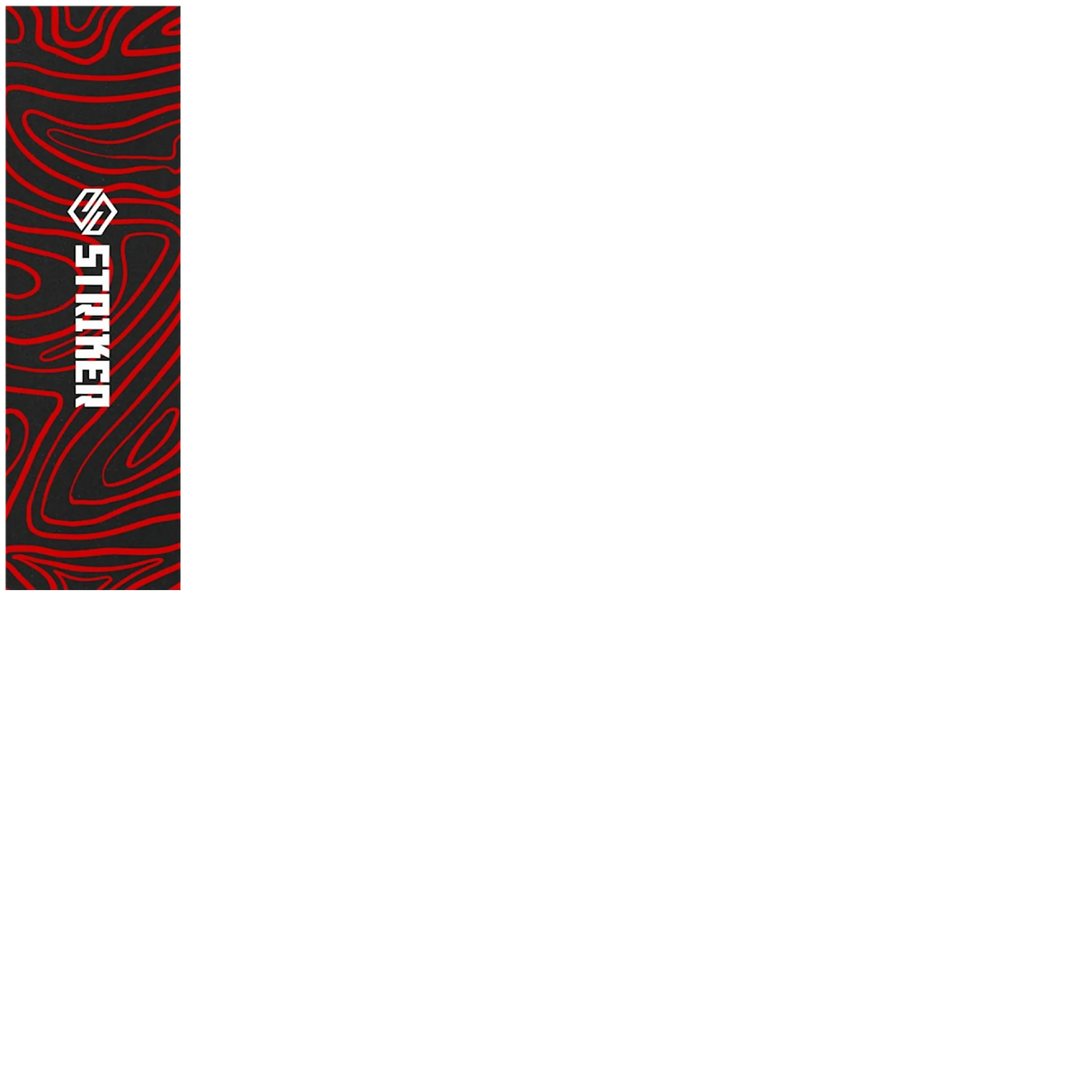 Striker Topo Swirl Scooter Grip Tape - Red 22" x 6.5"
