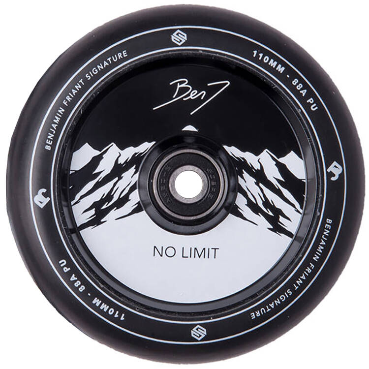 Striker Benj No Limit Pro Scooter Wheel 110mm - Black/Black