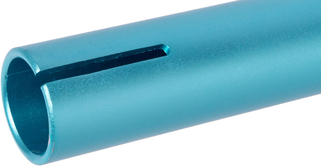 Striker Lux Alu IHC Scooter Handle Bars - Teal 650mm