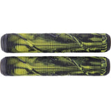Striker Logo Scooter Grips - Black/Yellow