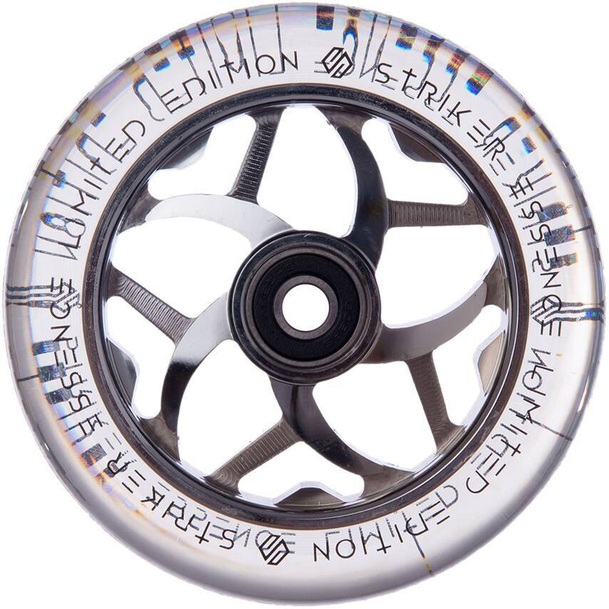Striker Essence V3 Pro Scooter Wheel 110mm - Chrome/Clear PU