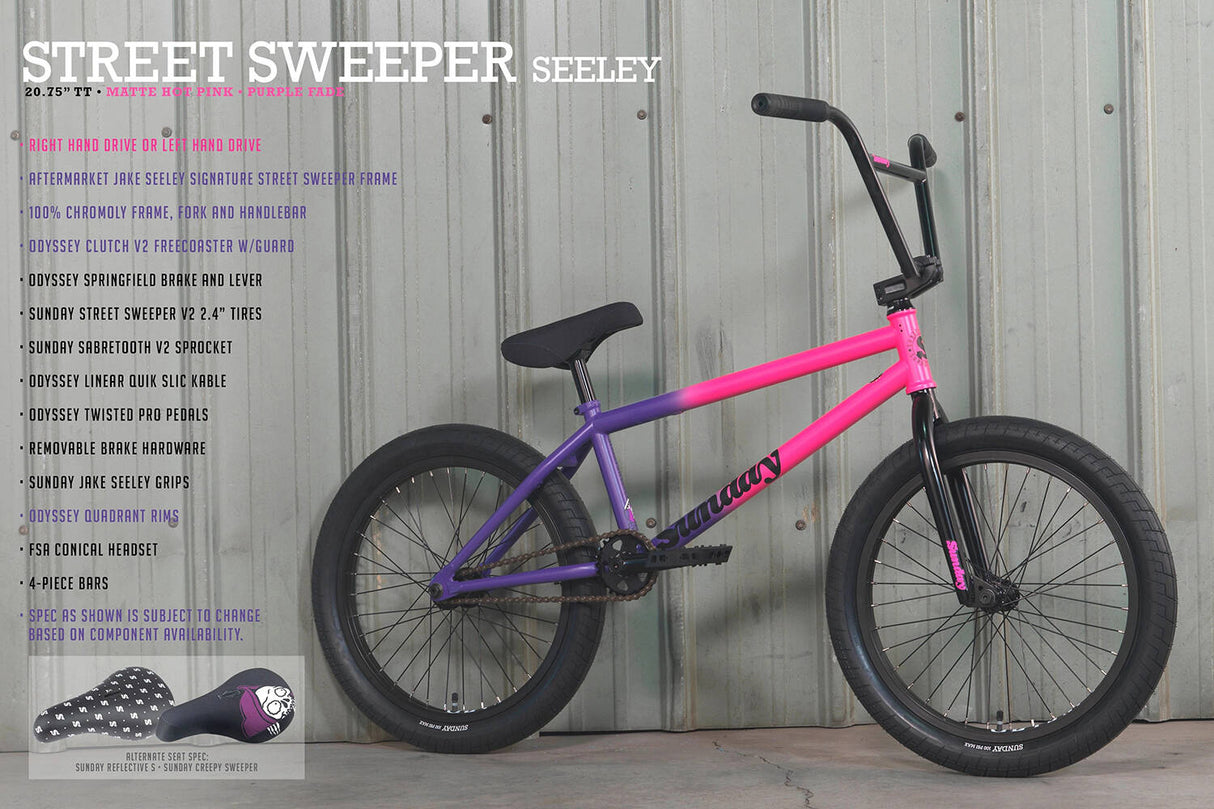 Sunday 2022 Street Sweeper Complete BMX - Jake Seeley Sig