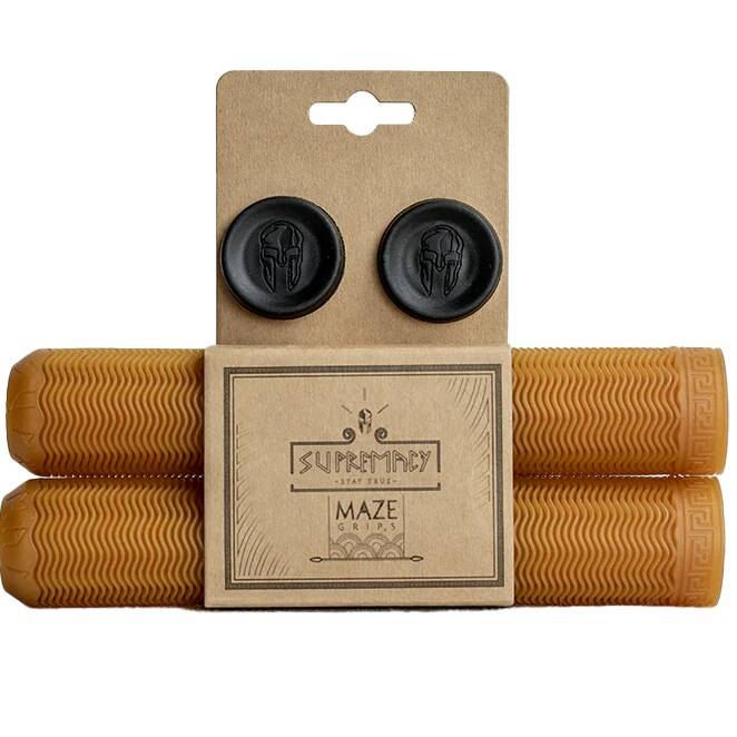 Supremacy Maze Scooter Bar Grips - Gum 180mm