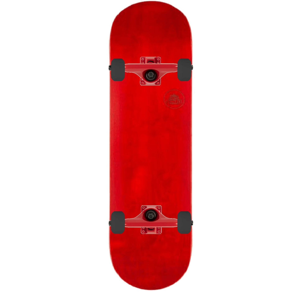 Sushi Pagoda Stamp Custom Skateboard - Red/Black 7.875''