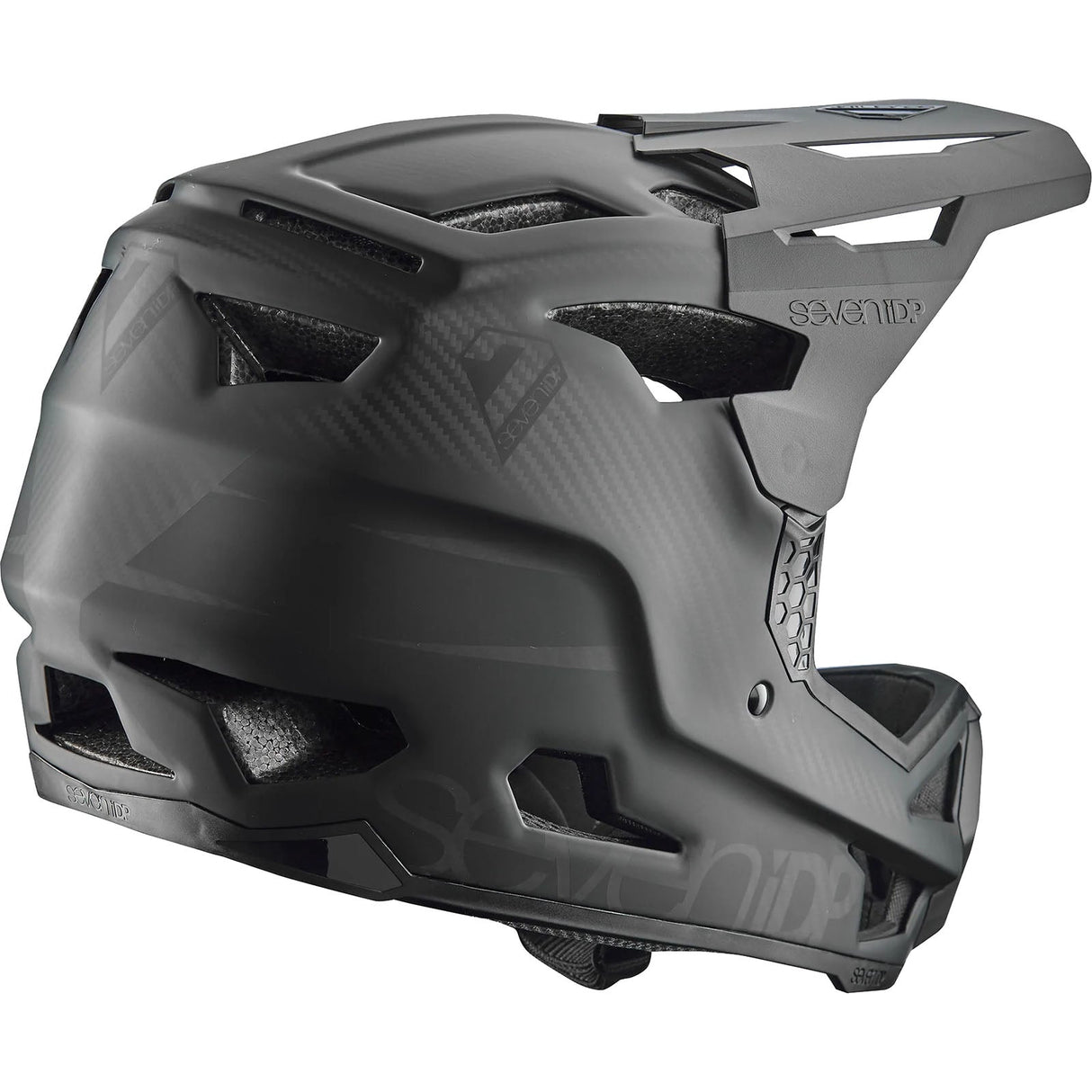 7iDP Project 23 Carbon Full Face Helmet - Black/Raw Carbon