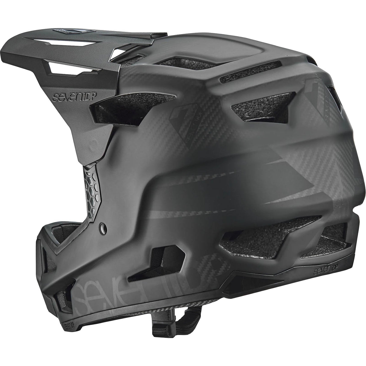 7iDP Project 23 Carbon Full Face Helmet - Black/Raw Carbon