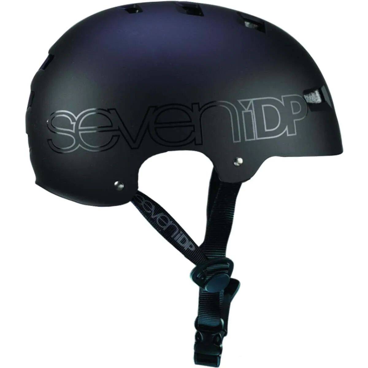 7iDP M3 Helmet - Matte Black/Gloss Black