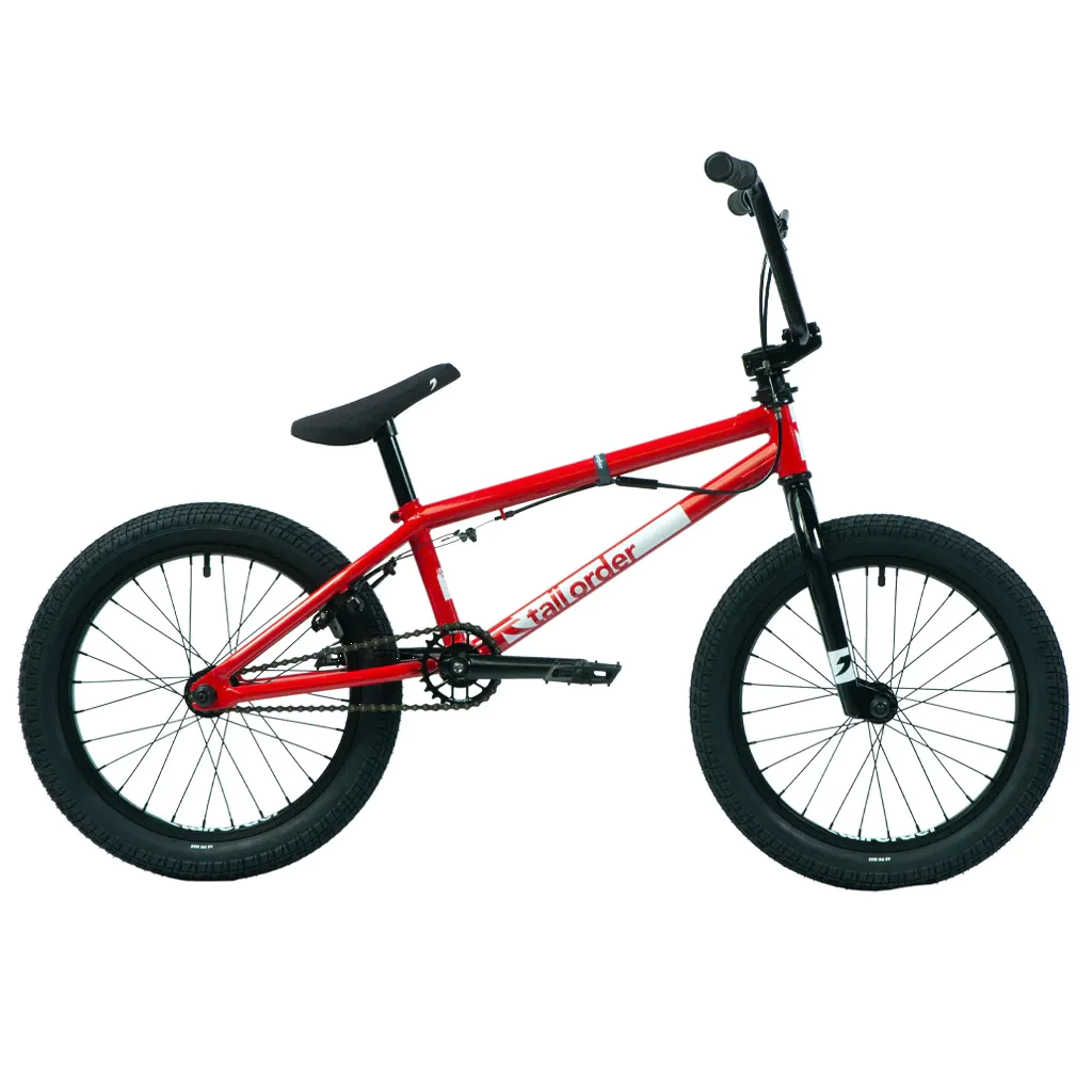 Tall Order Ramp 18'' Complete BMX - Gloss Red/Black
