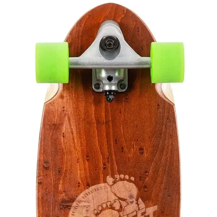 Two Bare Feet Madeira Complete Cruiser Skateboard - Green 31''