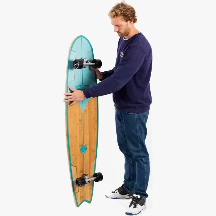 Two Bare Feet Noserider Complete Longboard - Black 60''