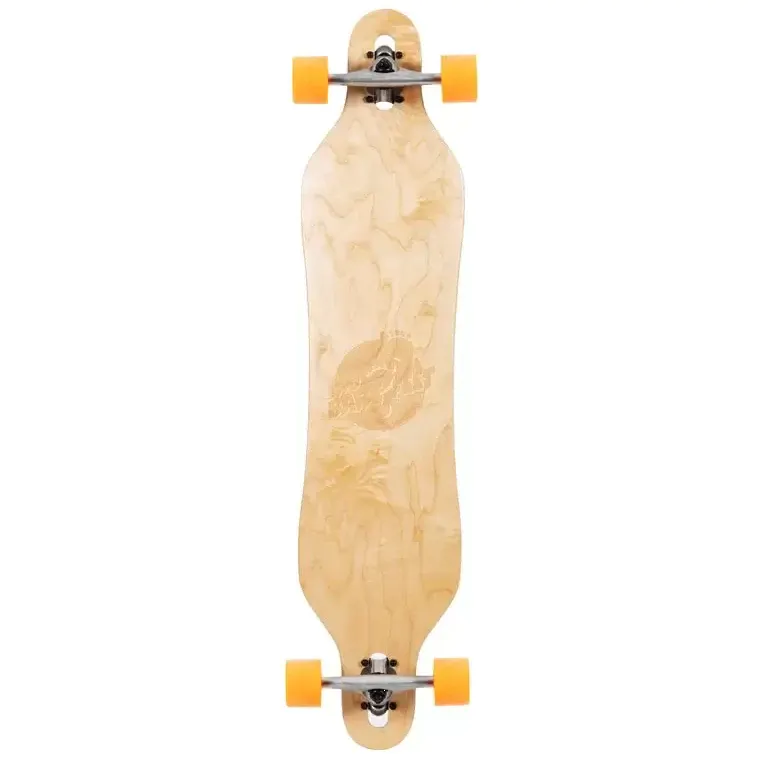 Two Bare Feet Santa Maria Complete Longboard - Orange 42''